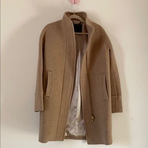 J. Crew Cacoon Coat in Camel